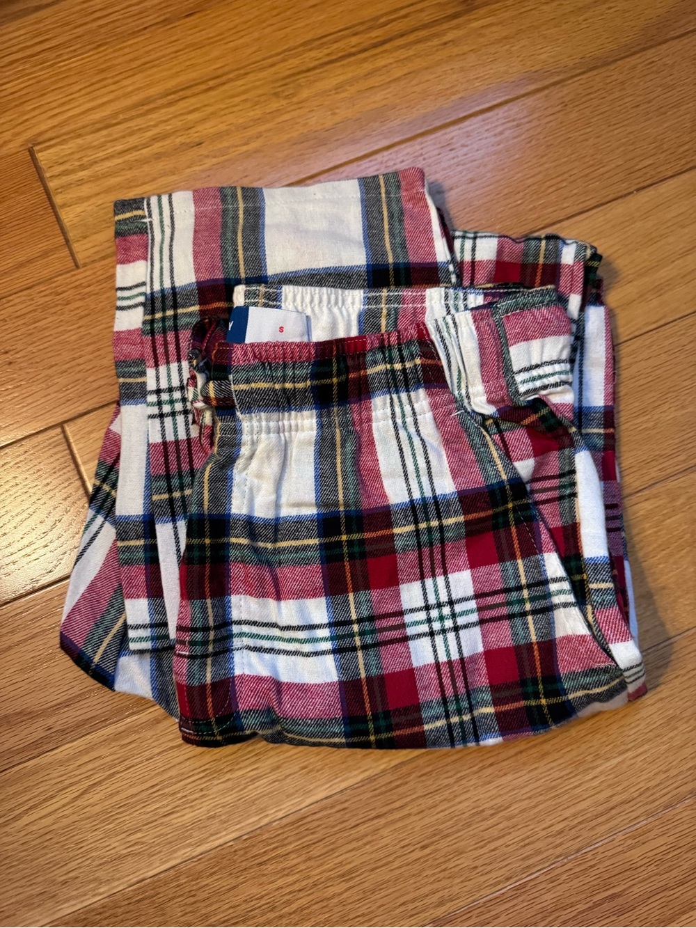 Old Navy Matching Family Flannel Pajama Pants - Red Tartan Plaid (Size Small)